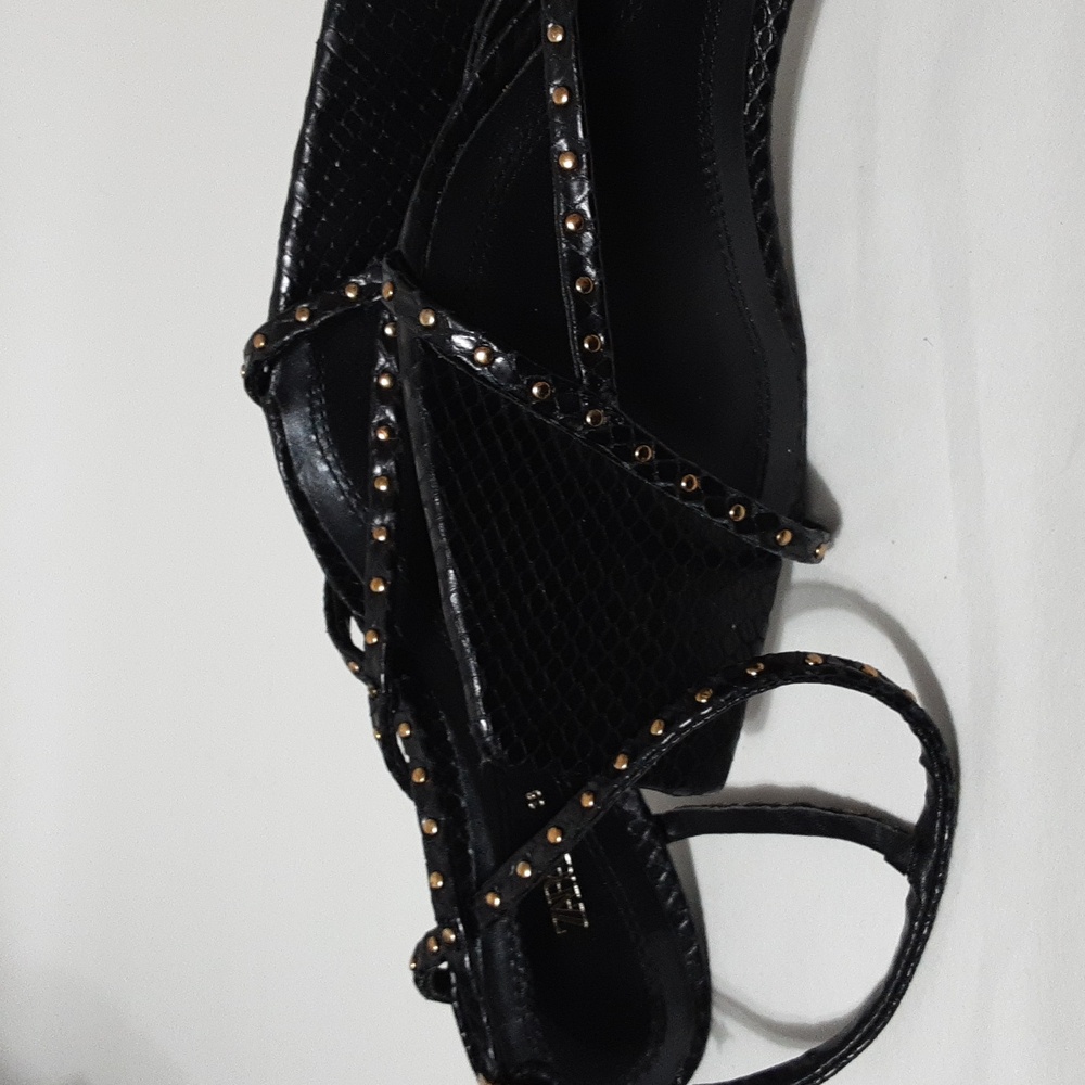 ZARA Studded Kitten 1.5" Slingback Heel Women:36 - Picture 7 of 8